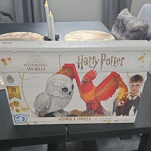 BNIB Harry Potter Hedwig and Fawkes 3D Puzzle